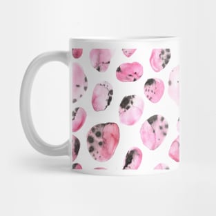 watercolor polka dots seamless pattern Mug